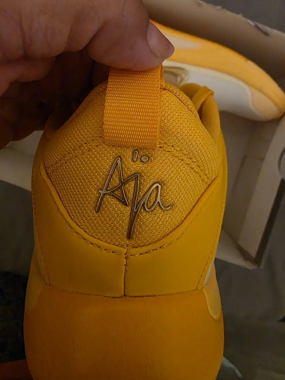 Nike Men’s Yellow/Gold Low-Top Athletic Sneakers Nike A'One 